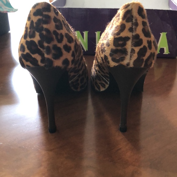 Calf hair Leopard 10 POINTY and fierce shoes!!! - Picture 5 of 5